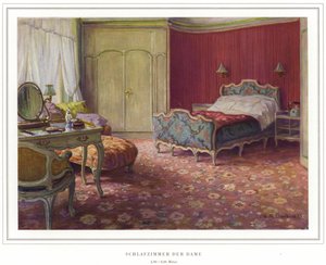カーペットメーカーHalbmond-Teppichfabrik Von Koch Und Te Kock社のビジネス（カラーリトグラフ 作： Wilhelm Ludwig Heinrich Claudius