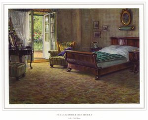 カーペットメーカーHalbmond-Teppichfabrik Von Koch Und Te Kock社のビジネス（カラーリトグラフ 作： Wilhelm Ludwig Heinrich Claudius