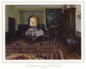 カーペットメーカーHalbmond-Teppichfabrik Von Koch Und Te Kock社のビジネス（カラーリトグラフ 作： Wilhelm Ludwig Heinrich Claudius