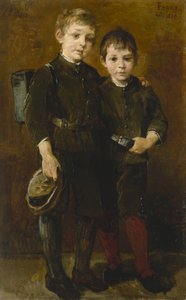 芸術家の息子たちの肖像 作： Wilhelm Marc