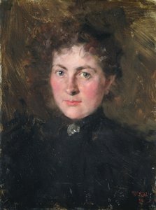 芸術家の姪、フェリシアキルヒドルフファー、1896年