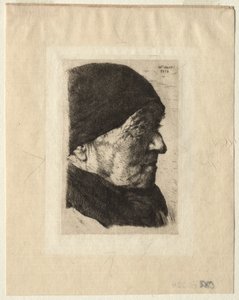 農民の頭 作： Wilhelm Maria Hubertus Leibl