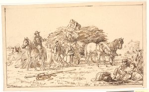 秋の情景 作： Wilhelm Marstrand