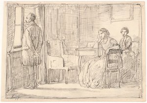 失望 作： Wilhelm Marstrand