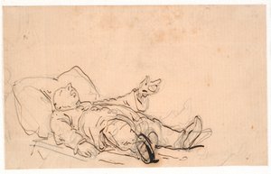 刺された後の目覚め 作： Wilhelm Marstrand