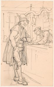 食料品店でスウェーデンの農民 作： Wilhelm Marstrand