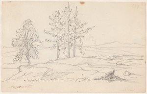 スウェーデンの風景 作： Wilhelm Marstrand