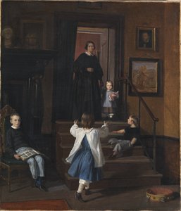 アーティストの家族 作： Wilhelm Marstrand