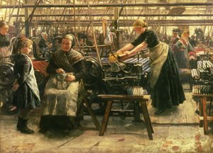 ホイール製織工場 作： Wilhelm Peters
