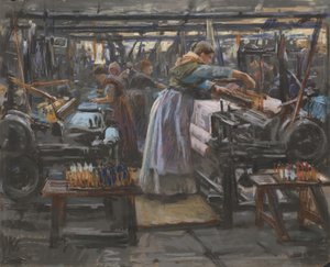 Hjula 製織工場のインテリア 作： Wilhelm Peters