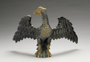 イーグル、c。 1875-1890（柳とストローブマツ） 作： Wilhelm Schimmel