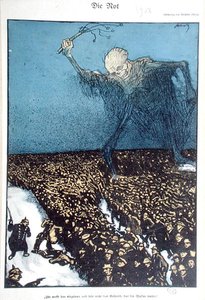 「貧困」、ドイツ第二帝国の政治を批判する親社会主義風刺画 (1870-1914) 作： Wilhelm Schulz