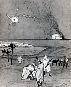 「教えてください、兄弟、それはベツレヘムの星です」、「Simplicissimus」誌より 作： Wilhelm Schulz
