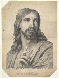 祝福するキリストの胸像 17世紀 作： Wilhelm Traut