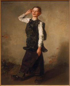 コブラー少年 作： Wilhelm Trübner