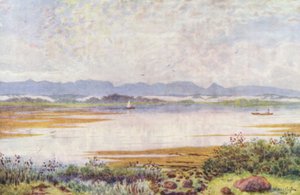 レイクサイドにて、南東方向（カラーリトグラフ） 作： Wilhelm Westhofen