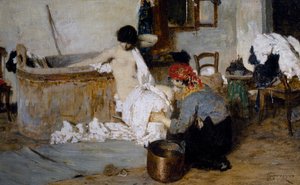 お風呂の後 作： Wilhelm van Ehrenberg