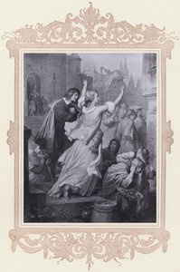 クラルヒェン、エグモント（リトグラフ 作： Wilhelm von (after) Kaulbach