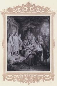 ワイマールのゲーテ（リトグラフ 作： Wilhelm von (after) Kaulbach