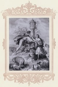 Haideroslein（リトグラフ 作： Wilhelm von (after) Kaulbach