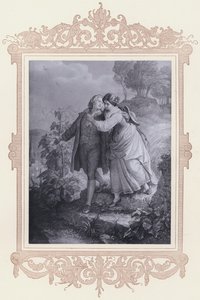 ヘルマン・ウント・ドロテア（リトグラフ 作： Wilhelm von (after) Kaulbach
