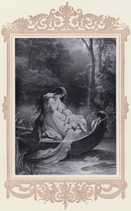 オッティリー、選択的アフィニティ（リトグラフ 作： Wilhelm von (after) Kaulbach