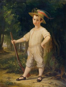 リトル・ファーマー（リトル・ハンター） 作： Wilhelm von Kaulbach