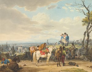 オーストリア軍兵士 18世紀後半～19世紀 作： Wilhelm von Kobell
