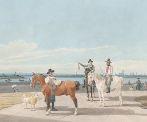ミュンヘン近郊の騎手、1830年。 作： Wilhelm von Kobell