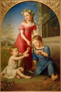 シェーニングの子供たち 作： Friedrich Wilhelm von Schadow