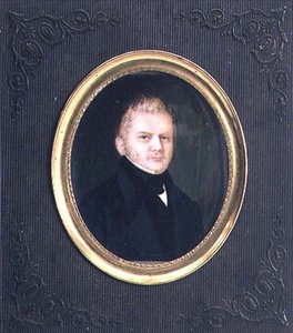 アレクサンダー・ムラヴィヨフの肖像 1840年頃 （水彩・グワッシュ） 作： Wilhelmina Feodorovna Gebhard