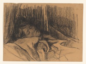 ヴィルヘルムス・ヨハネス・ステーンホフの妻、ベッドで 作： Wilhelmus Johannes Steenhoff