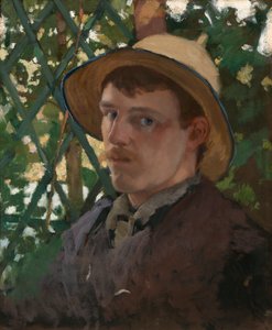 モンティニーでの自画像、1876年 作： Will H. Low