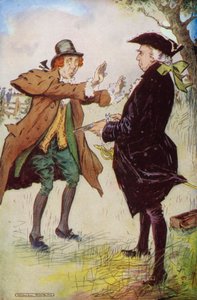 The Duel（カラーリトグラフ 作： Will Owen
