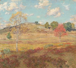 初秋 作： Willard Leroy Metcalf