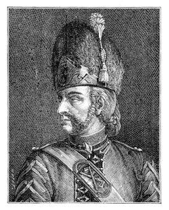1885年、スイス衛兵のボンネット。 作： Wille