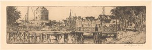 遠恵前 作： Willem Adrianus Grondhout (signed by artist)