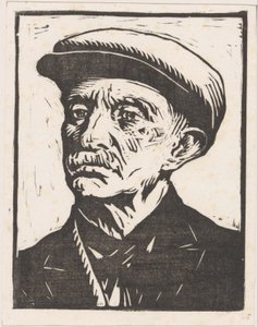 見知らぬ男の肖像 作： Willem Adrianus Grondhout (signed by artist)