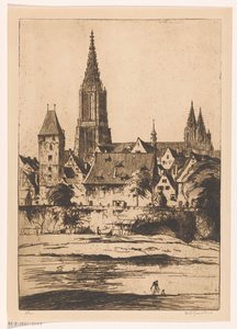 Ulm (オブジェクトの元のタイトル) 作： Willem Adrianus Grondhout (signed by artist)
