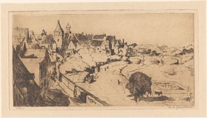 Ulm (オブジェクトの元のタイトル) 作： Willem Adrianus Grondhout (signed by artist)