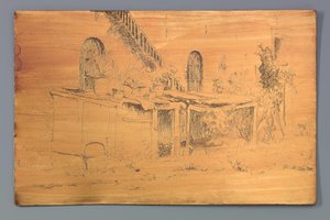 フォールブルク近くの古い鶏小屋