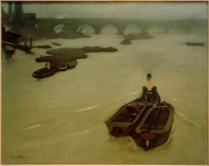 ロンドンのテムズ川 作： Willem Arnoldus Witsen
