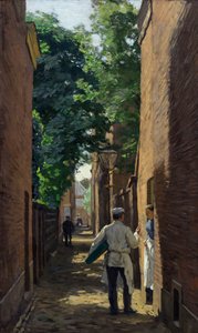 路地、1896 年。 作： Willem Bastiaan Tholen