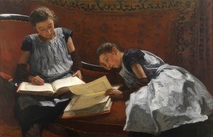 アルンツェニウス姉妹。 1895 作： Willem Bastiaan Tholen
