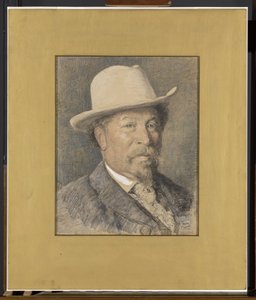 画家 Gerardus Johannes Roermeester (1844-1936) の肖像 作： Willem Bastiaan Tholen