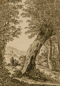 柳のある風景 作： Willem Bemmel
