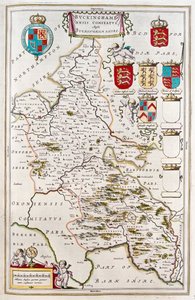 アムステルダム、ウィレム・ブラウ著『Theatrum Orbis Terrarum, sive Atlas Novus』所収のバッキンガム・シャイア。