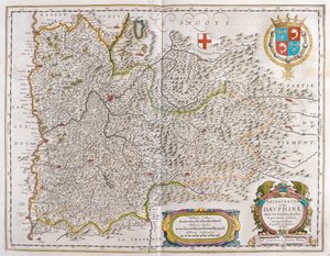 グルノーブル、ウィレム・ブラウ著『Theatrum Orbis Terrarum, sive Atlas Novus』所収、アムステルダム 作： Willem Blaeu