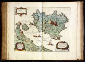 イスキア、1642年 作： Willem Blaeu