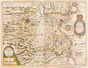 オレンジとアヴィニョン（アムステルダム、ウィレム・ブラウ作『Theatrum Orbis Terrarum, sive Atlas Novus』所収